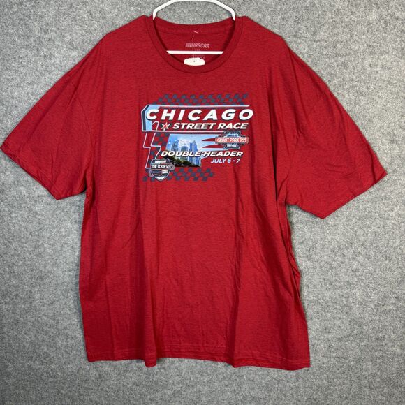 Nascar Grant Park 16 Chicago Street Race Double Header Mens T Shirt Size XL NEW - Picture 1 of 9